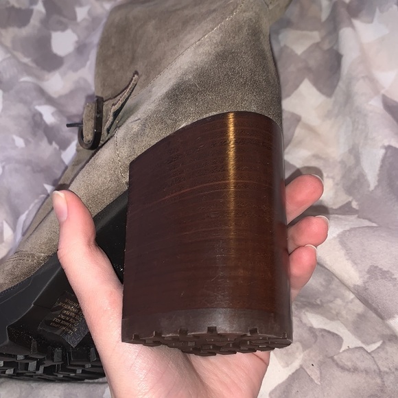 Emanuele Crasto Leather Block Heel Boots Size 39 - Picture 6 of 10